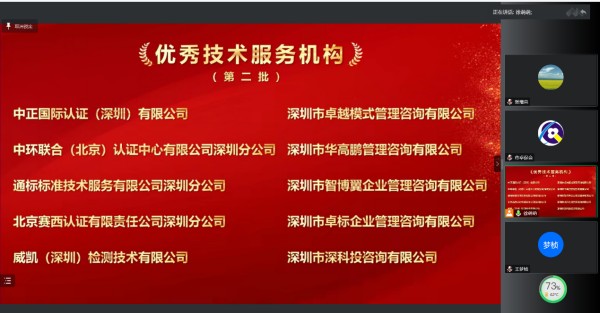 中环联合获评深圳卓促会“优秀技术服务机构”